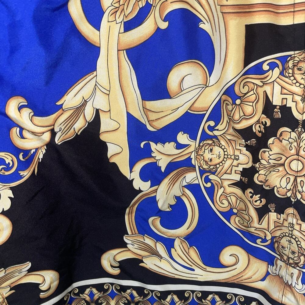VERSACE Men's Barocco Swim Trunks Long Blue Size 7, US XL. Loud Luxury. - Picture 4 of 12